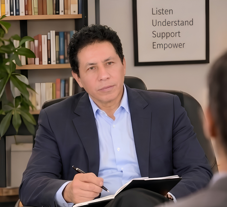 Dr Demarco during a session